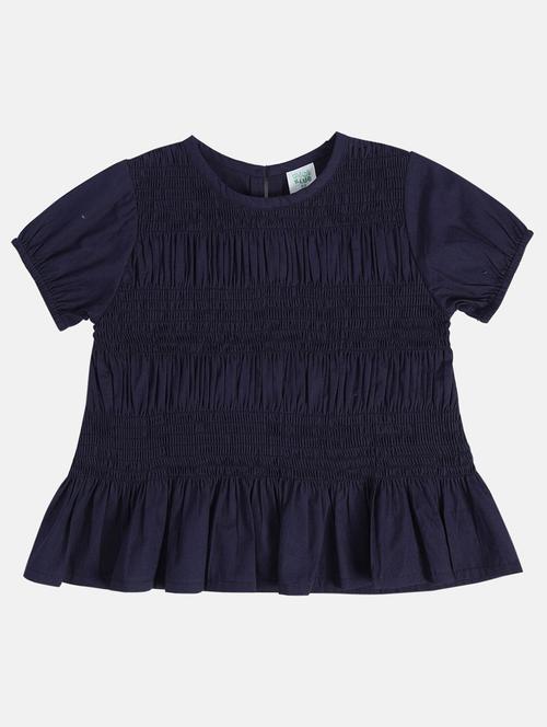 girls solid short sleeve top - 22108534 - Very Small Image - 1