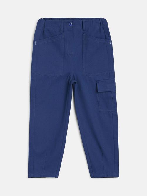 girls plain mid rise cargo - 22108569 - Very Small Image - 1