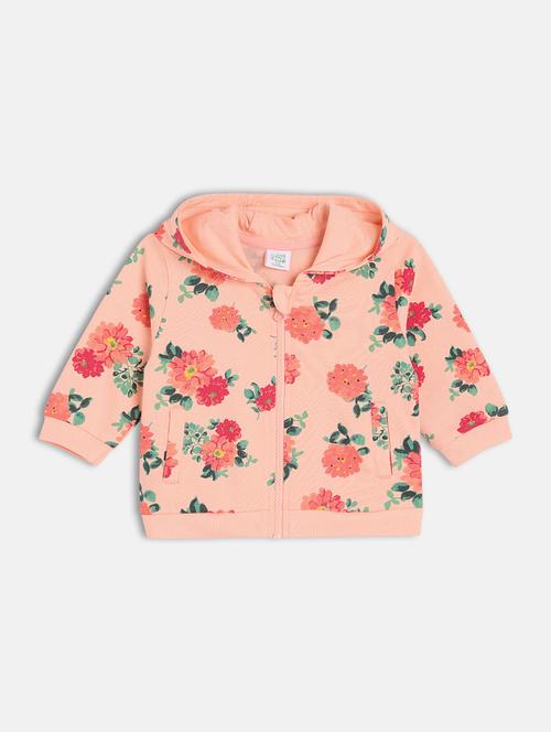 girls floral printed long sleeve sweatshirt - 22108595 - Very Small Image - 1