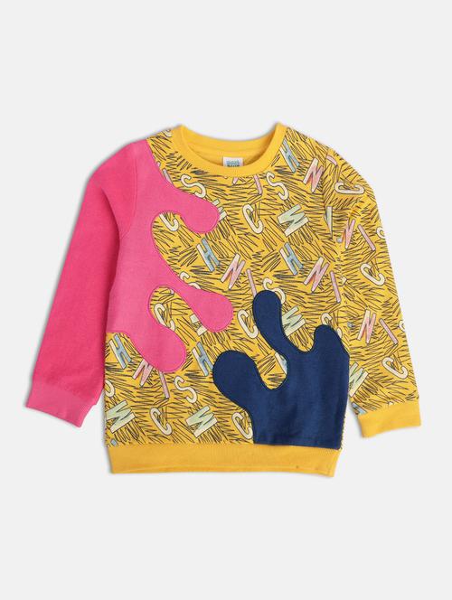 girls printed long sleeve sweatshirt - 22108635 - Very Small Image - 1