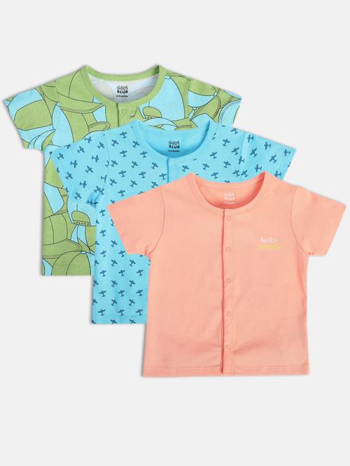 boys pack of 3 printed short sleeve t-shirt - 22108646 - Very Small Image - 1