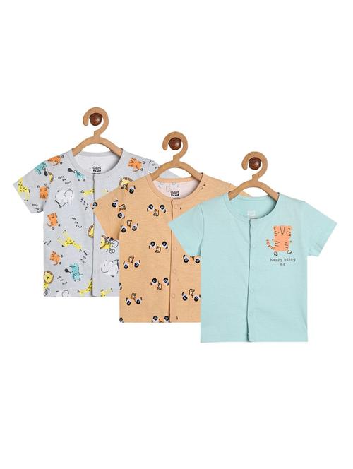 kids pack of 3 printed t-shirt - 22108652 - Very Small Image - 1