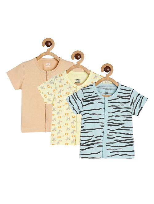 kids pack of 3 printed t-shirt - 22108653 - Very Small Image - 1