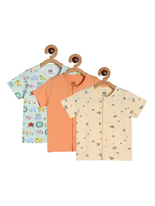 kids pack of 3 printed t-shirt - 22108655 - Very Small Image - 1