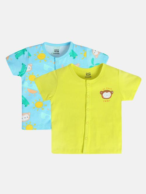 kids pack of 2 printed t-shirt - 22108656 - Very Small Image - 1