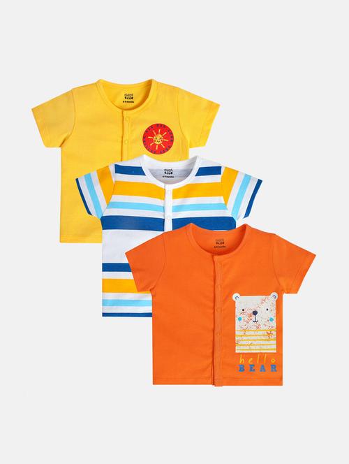 boys pack of 3 printed t-shirt - 22108661 - Very Small Image - 1