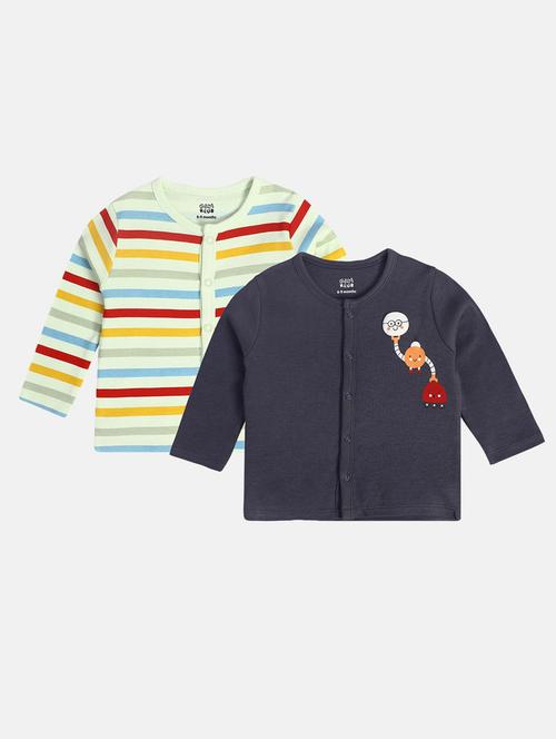 boys pack of 2 printed t-shirt - 22108663 - Very Small Image - 1