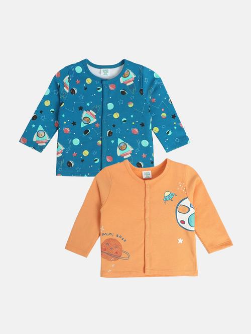 boys pack of 2 printed t-shirt - 22108670 - Very Small Image - 1