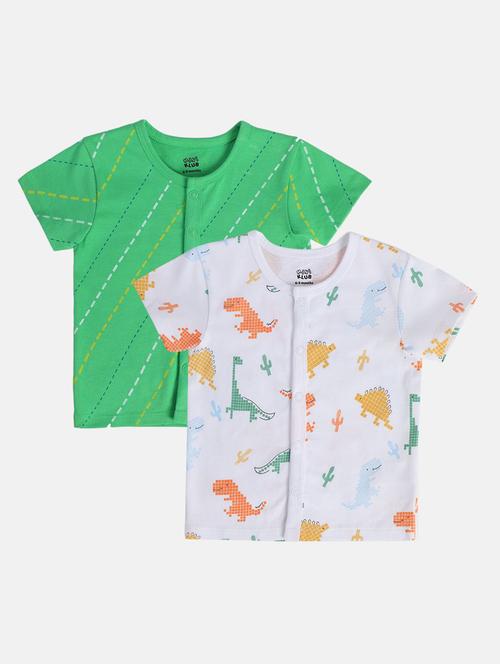 boys pack of 2 printed t-shirt - 22108676 - Very Small Image - 1