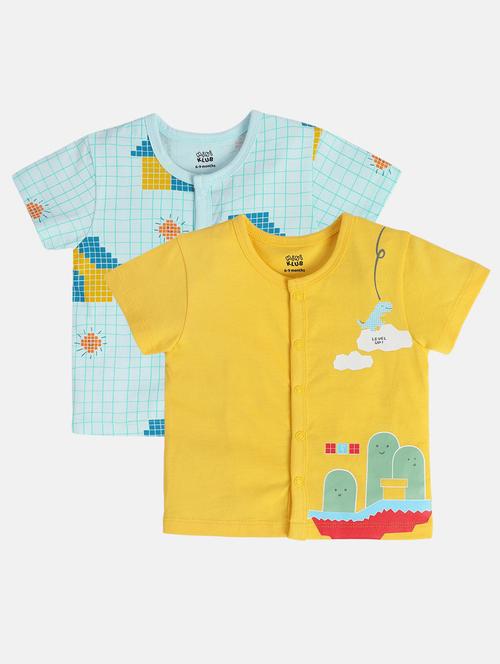 boys pack of 2 printed t-shirt - 22108677 - Very Small Image - 1