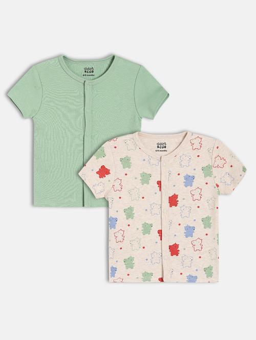 boys pack of 2 printed t-shirt - 22108678 - Very Small Image - 1