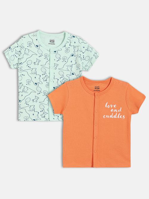 boys pack of 2 printed t-shirt - 22108680 - Very Small Image - 1