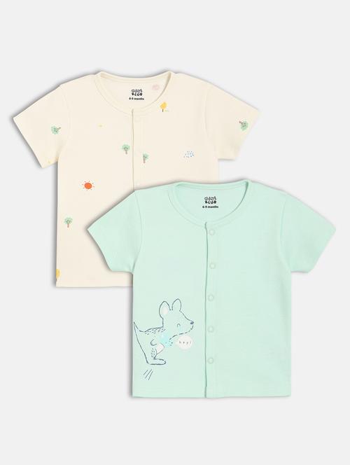 boys pack of 2 printed t-shirt - 22108682 - Very Small Image - 1