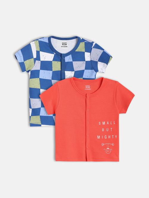 boys pack of 2 printed t-shirt - 22108685 - Very Small Image - 1