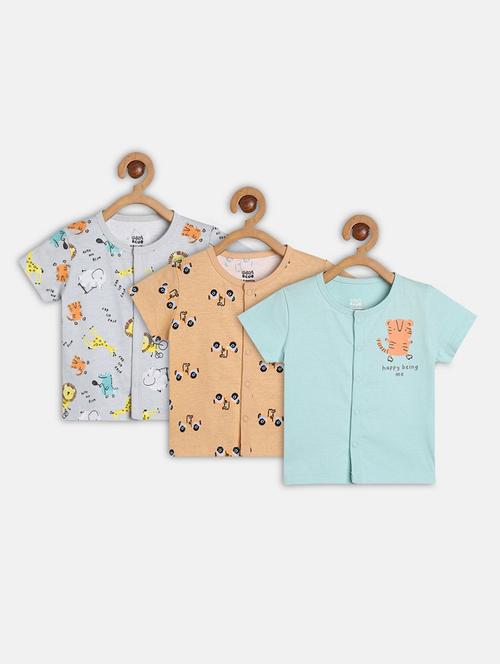 kids pack of 3 printed t-shirt - 22108704 - Very Small Image - 1