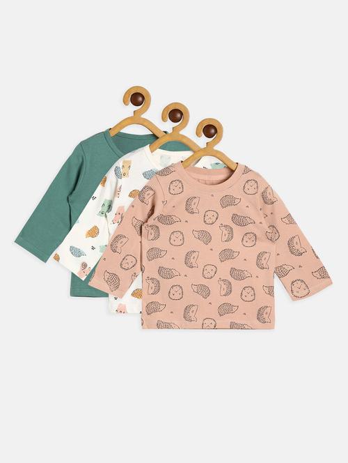 kids pack of 3 printed t-shirt - 22108706 - Very Small Image - 1