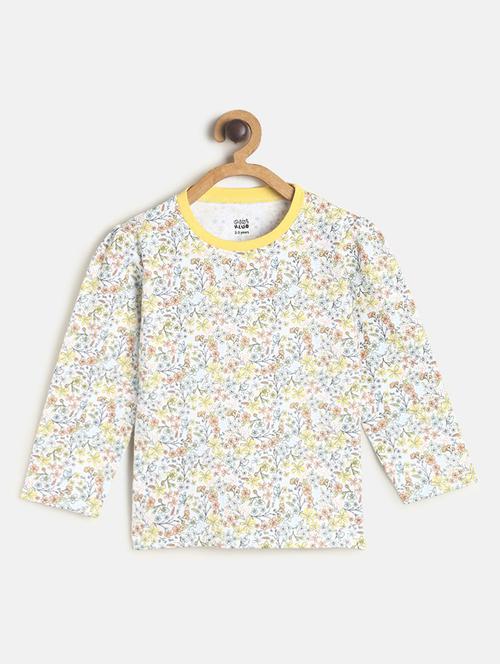 girls printed long sleeve top - 22108758 - Very Small Image - 1