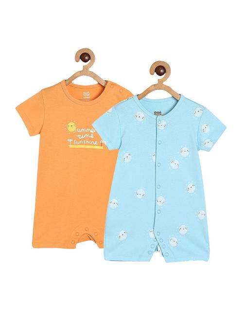 kids pack of 2 printed romper - 22108776 - Very Small Image - 1