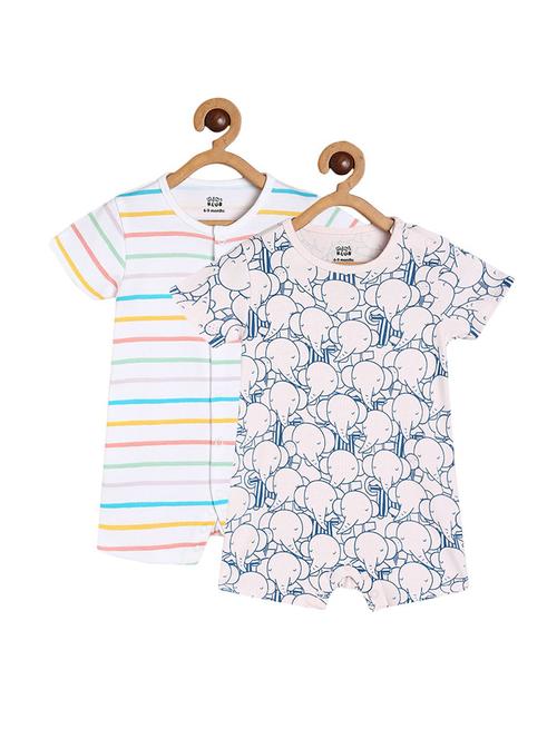 kids pack of 2 printed romper - 22108777 - Very Small Image - 1