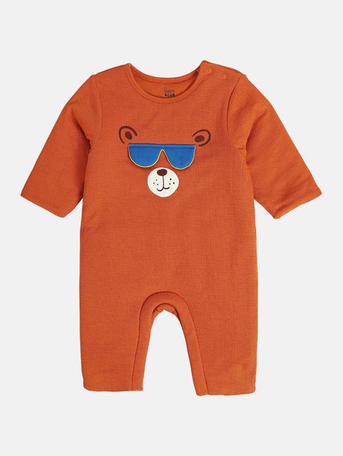 kids printed round neck romper - 22108785 - Very Small Image - 1