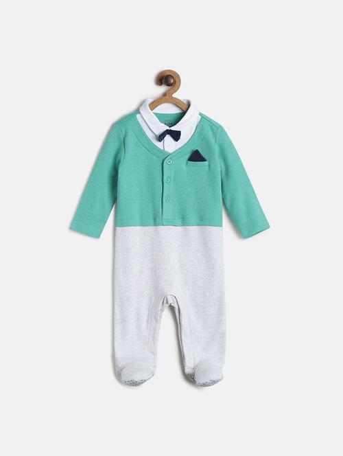 kids color blocked long sleeve onesies - 22108836 - Very Small Image - 1