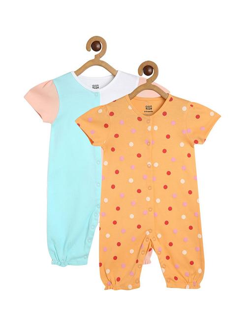 kids pack of 2 printed romper - 22108926 - Very Small Image - 1