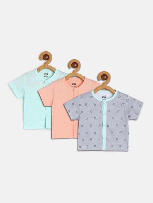 kids pack of 3 printed t-shirt - 22108934 - Very Small Image - 1