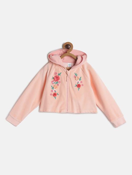 girls solid with work long sleeve sweatshirt - 22109170 - Very Small Image - 1