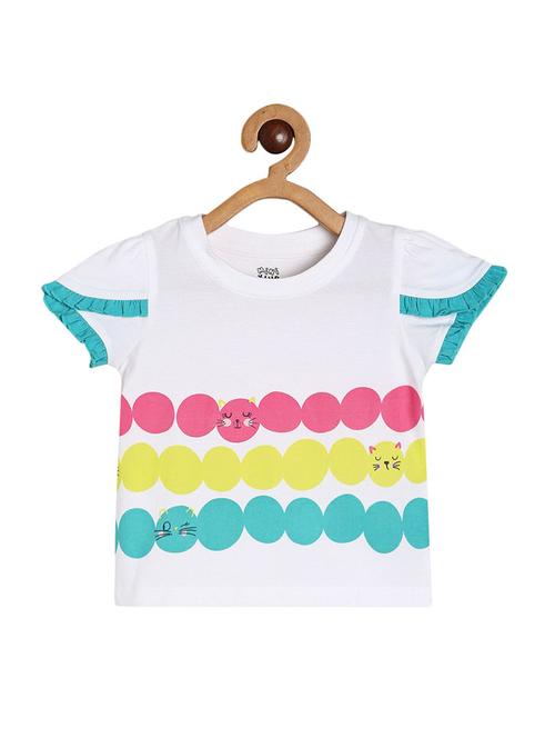 girls printed short sleeve tee - 22109205 - Very Small Image - 1