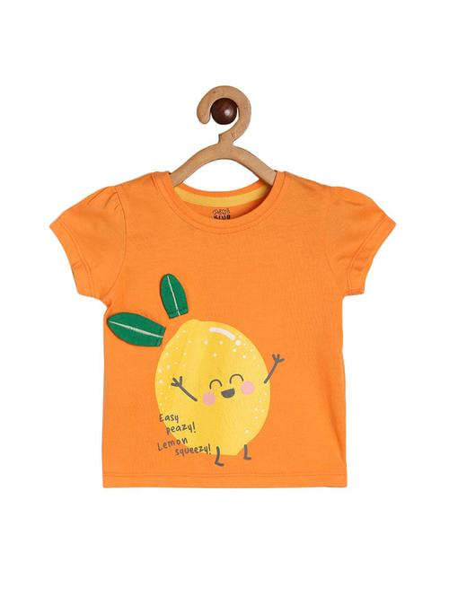girls printed short sleeve tee - 22109208 - Very Small Image - 1