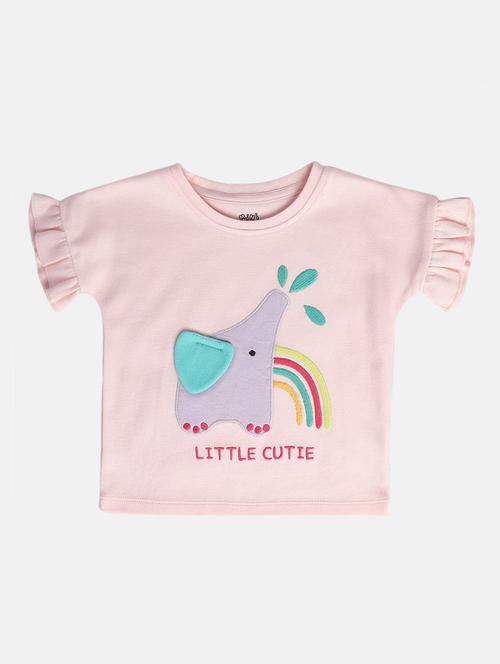 girls printed flutter sleeve tee - 22109231 - Very Small Image - 1