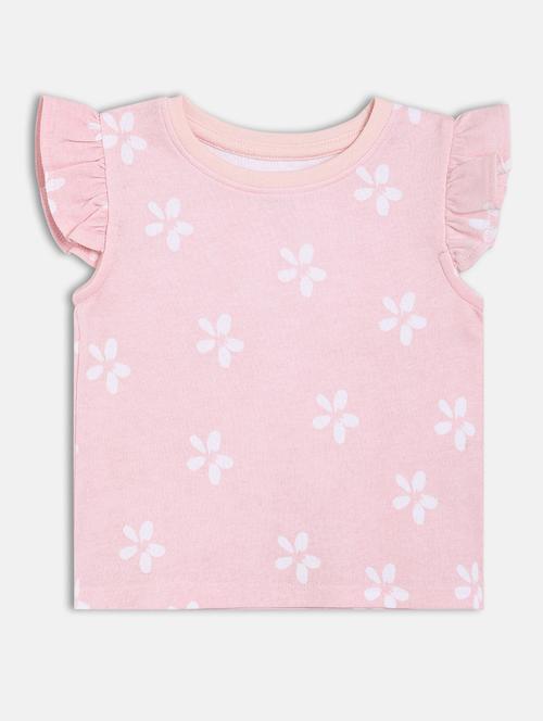 girls printed round neck tee - 22109266 - Very Small Image - 1