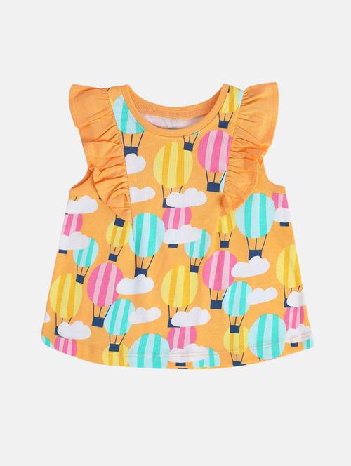 girls printed sleeveless top - 22109270 - Very Small Image - 1