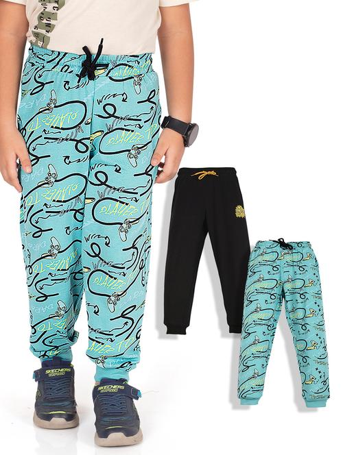 boys pack of 3 printed jogger - 22112363 - Very Small Image - 1