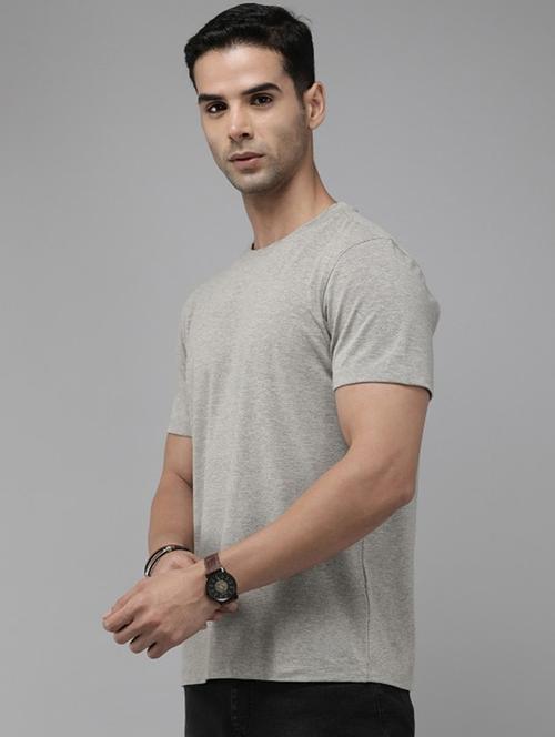 men solid short sleeve regular fit t-shirt - 22112489 - Very Small Image - 1