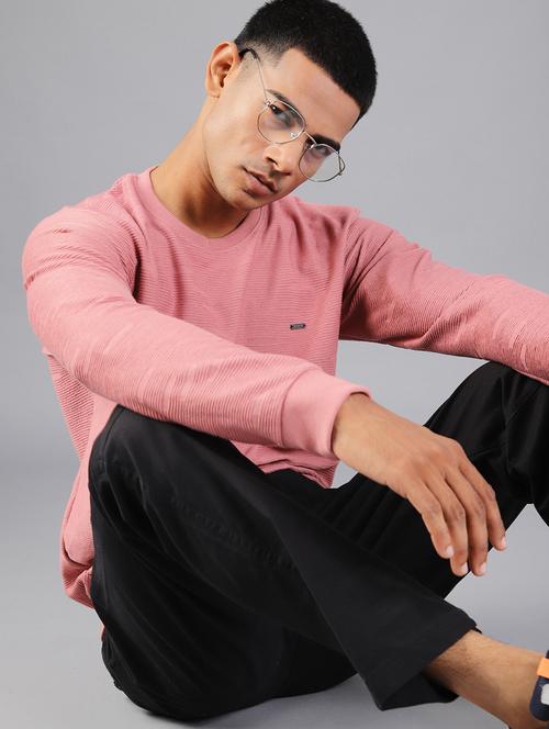 men self design long sleeve regualr fit sweatshirt - 22130972 - Very Small Image - 1