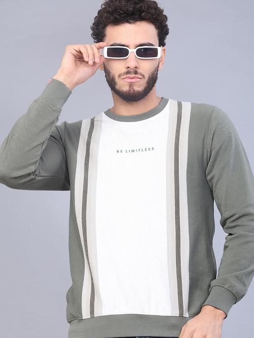 men color blocked long sleeve sweatshirt - 22138533 - Very Small Image - 1