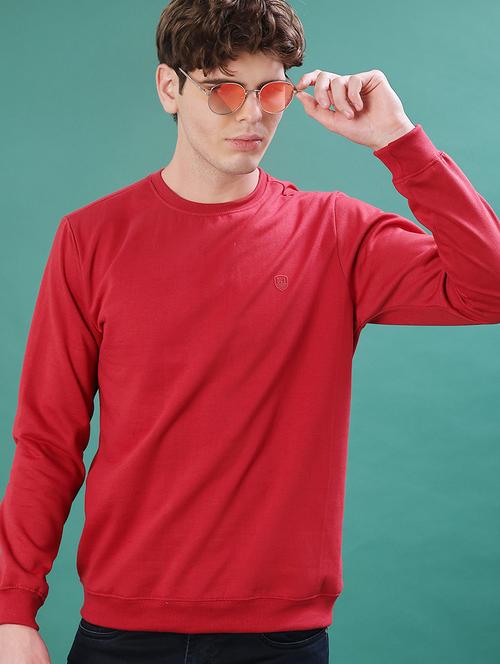 men solid long sleeve sweatshirt - 22138896 - Very Small Image - 1