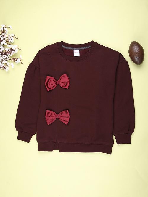 girls solid long sleeve sweatshirt - 22139033 - Very Small Image - 1