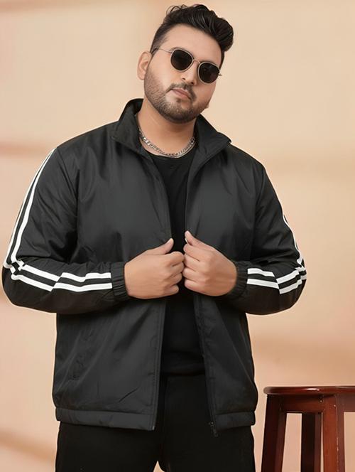 men taped long sleeve lightweight bomber jacket - 22143667 - Very Small Image - 1