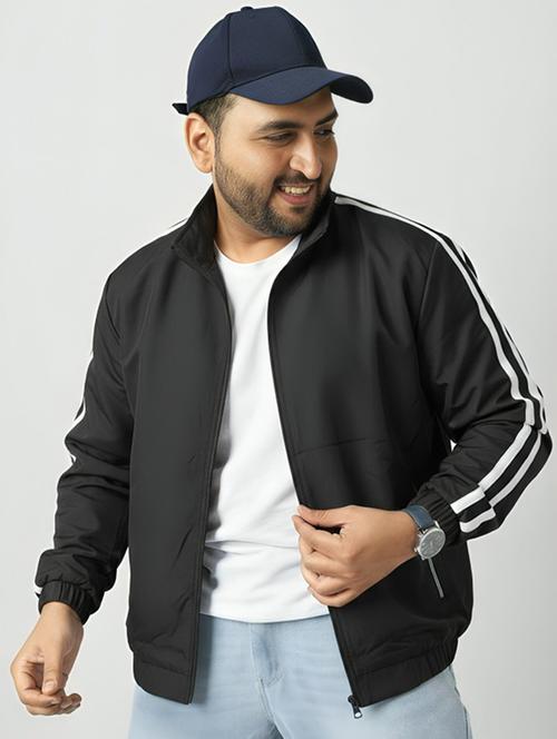 men taped long sleeve lightweight bomber jacket - 22143668 - Very Small Image - 1