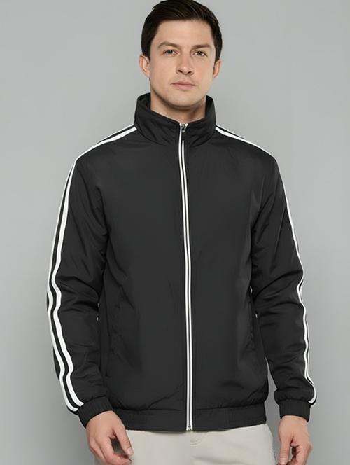 men taped long sleeve lightweight bomber jacket - 22143673 - Very Small Image - 1