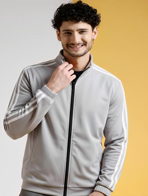 men taped long sleeve lightweight bomber jacket - 22143678 - Very Small Image - 1