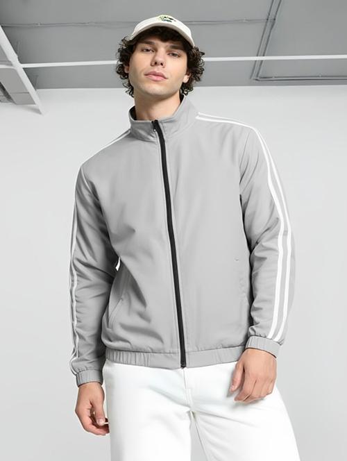 men taped long sleeve lightweight bomber jacket - 22143688 - Very Small Image - 1