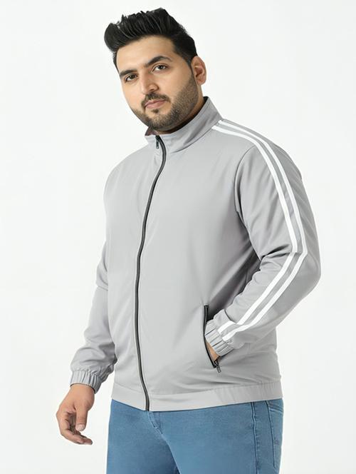 men taped long sleeve lightweight bomber jacket - 22143696 - Very Small Image - 1