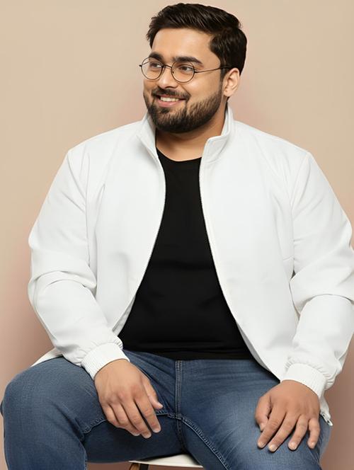 men solid long sleeve lightweight bomber jacket - 22143737 - Very Small Image - 1