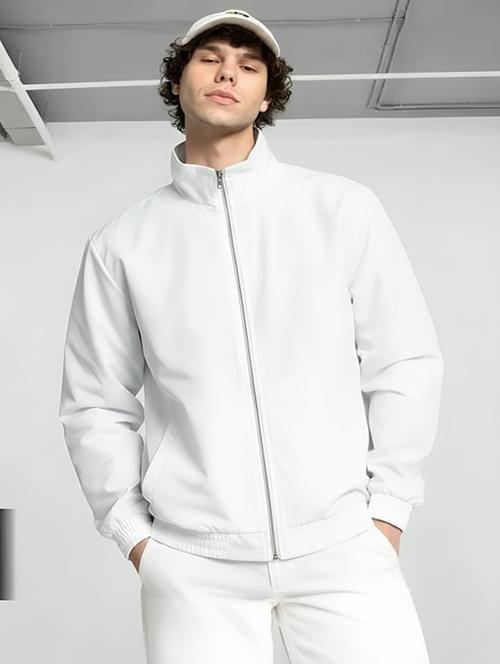 men solid long sleeve lightweight bomber jacket - 22143739 - Very Small Image - 1