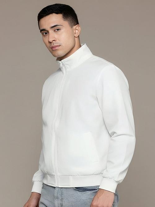 men solid long sleeve lightweight bomber jacket - 22143742 - Very Small Image - 1