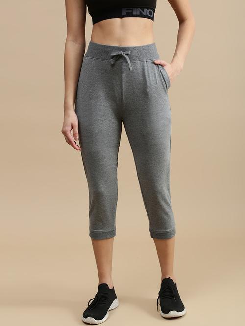 women solid mid rise yoga pants - 22146960 - Very Small Image - 1