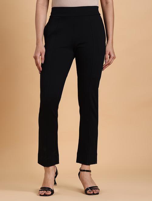 women solid high rise jegging - 22148194 - Very Small Image - 1